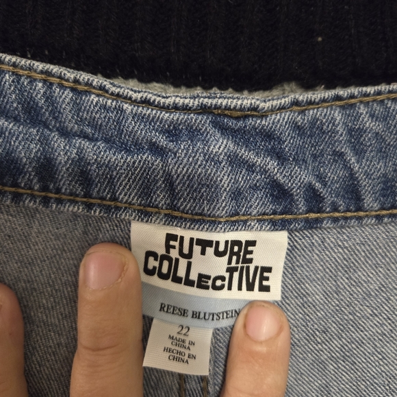 Future Collective Jeans Cargo Pants - Picture 2 of 3